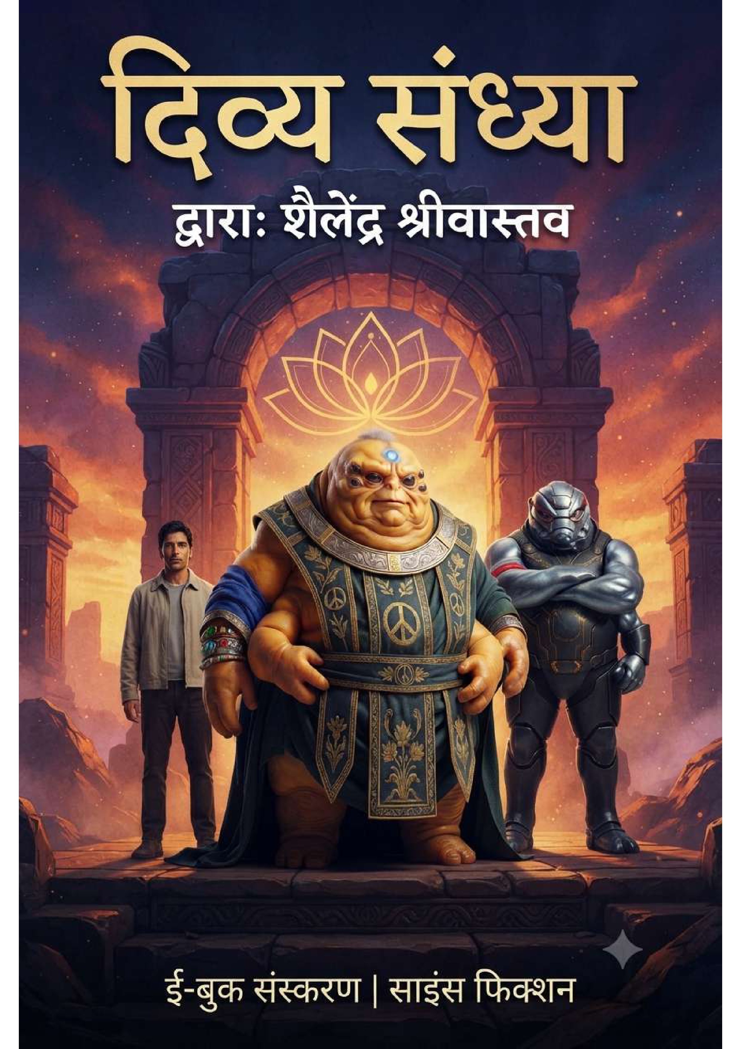Cover of दिव्य संध्या by Shailendra Srivastava